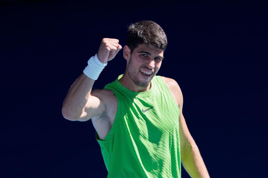 鲸鱼直播足球-阿尔卡拉斯直落三盘晋级 连续三年打进澳网16强