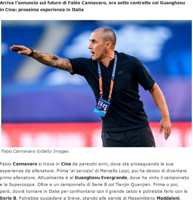 鲸鱼直播-意媒：前搭档透露卡纳瓦罗或离队 可能性高达50%